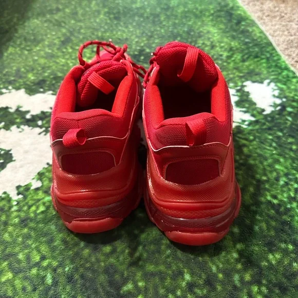 Red Balenciaga Triple S